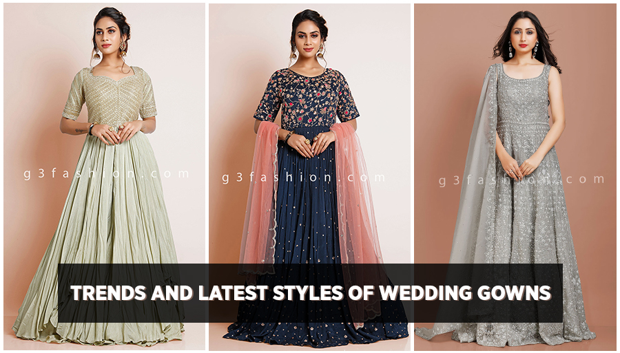 latest designer gown collection for women