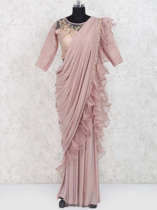 View more pattern of Sarees ruffle saree style