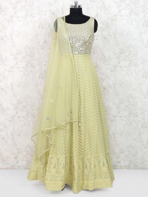 Mirror Work Salwar Suit Design