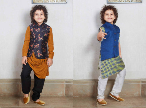 Designer Waistcoat Kurta Set