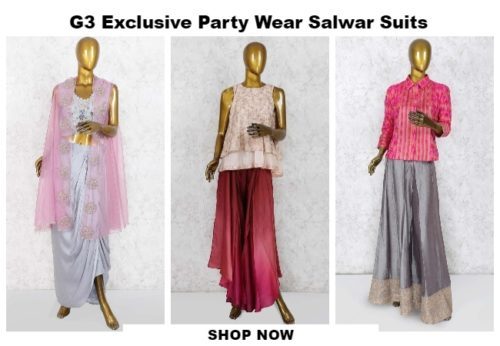 View more Party Wear Salwar Suits G3+ Exclusive Party Wear Salwar Suits