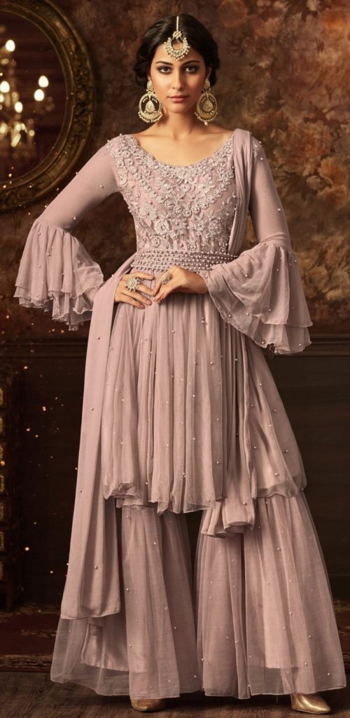 Pleated Style Salwar Suit Design