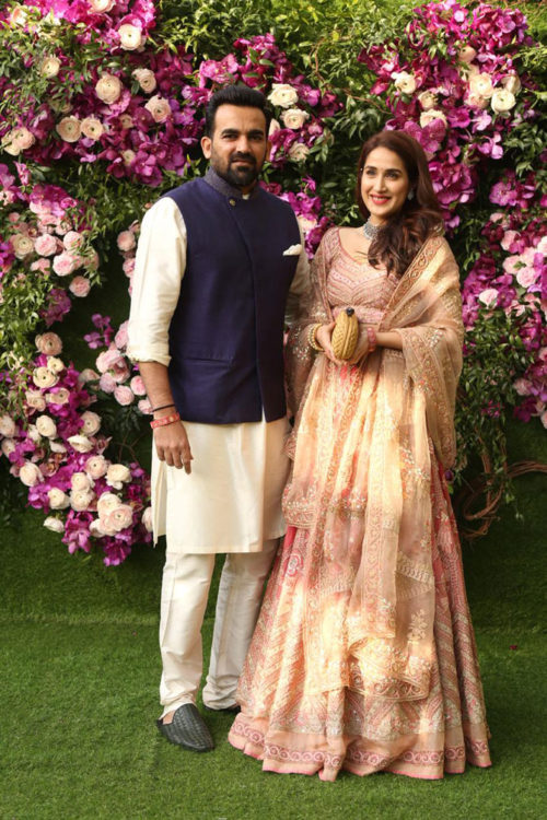 Sagarika Gahtge at Akash Ambani Wedding