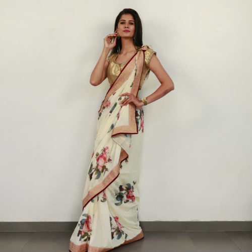 Draping style for farewell party in college and school