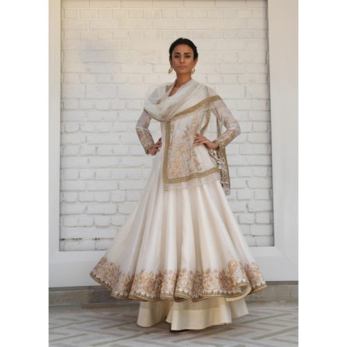 Anarkali Kameez With Sharara