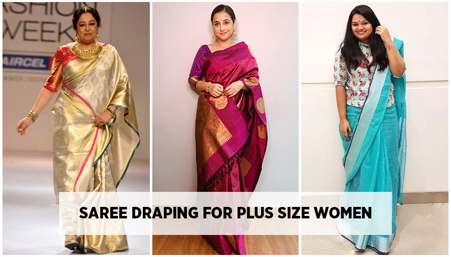 Saree Draping For Plus Size
