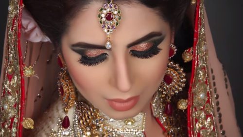 Water-resistant foundation, eyeliner, and mascara