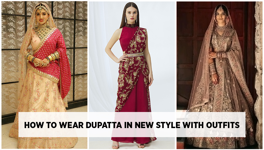 How to wear dupatta in various ways
