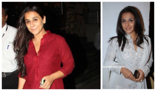 kurti with v-neck line