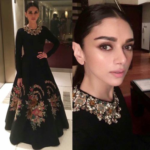 View more Gown Collection Aditi Rao Hydari in Black Indian Gown