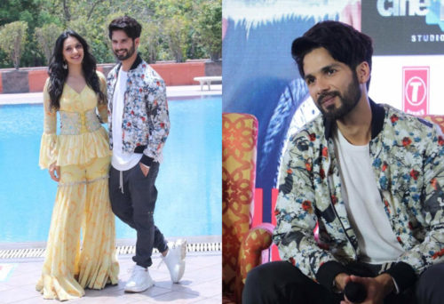 Shahid Kapoor in Floral Print Jacket