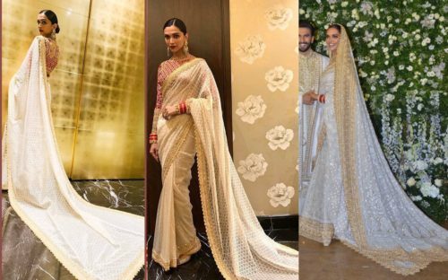 Trail draping saree style