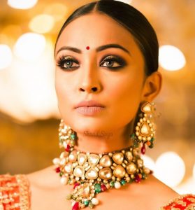 Indian bridal mekup ideas, heavy bridal makeup ideas, south indian bridal makup