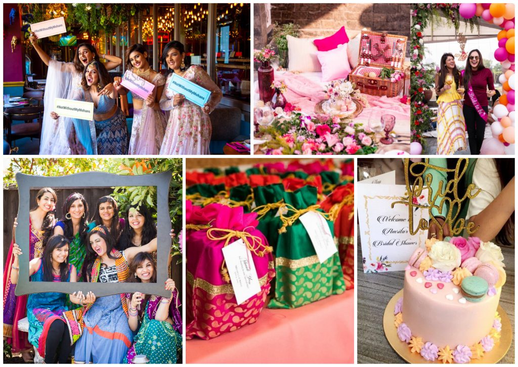 bridal shower party ideas, neeti mohan bridal shower party pictures, bollywood bridal shower party pictures, ideas for bridal shower indian brides