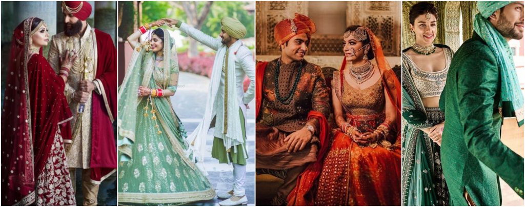 twining wedding clothes, matching bride and grooms wedding outfits