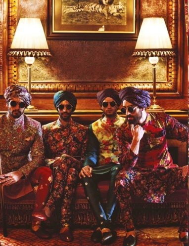 SABYASANCHI FLORAL COLLECTION, sabyasanchi mens collection, printed waistcoats