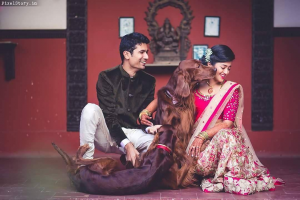 pre wedding shoot for pet lovers, pre wedding shoot ideas