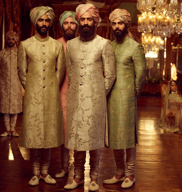 sabyasanchi wedding collection, groomswear by sabysanchi, sherwani by sabyasanchi