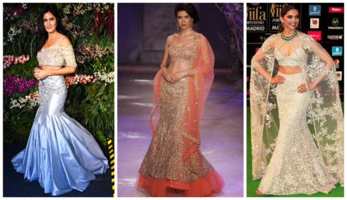 mermaid lehenga designs
