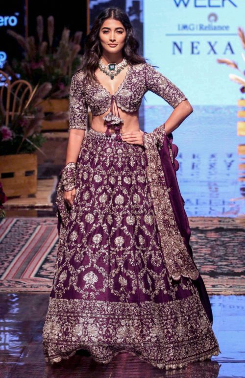 pooja hegde for jayati reddy LFW 2019