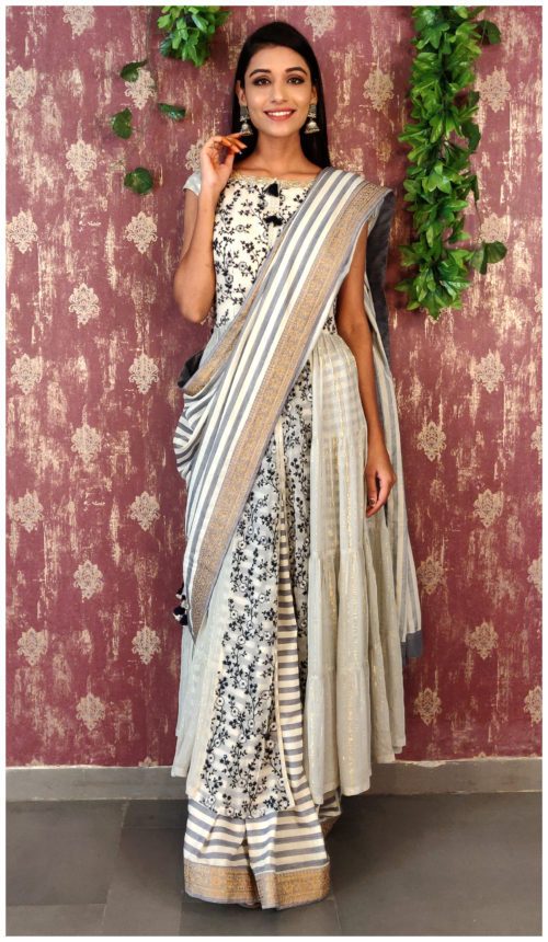 Kurti Blouse With Saree