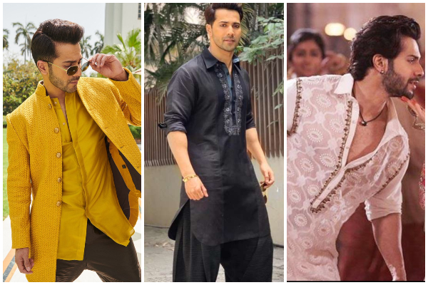 varun dhawan kurta styles