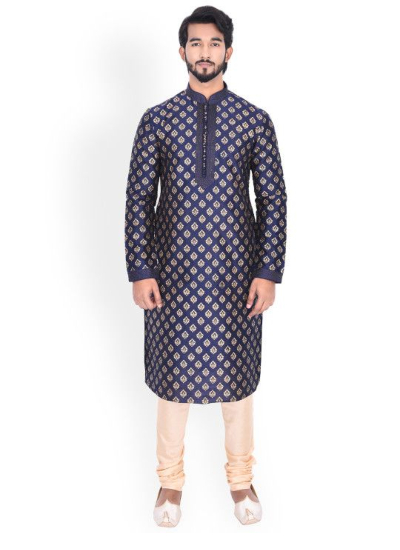 blue kurta designs