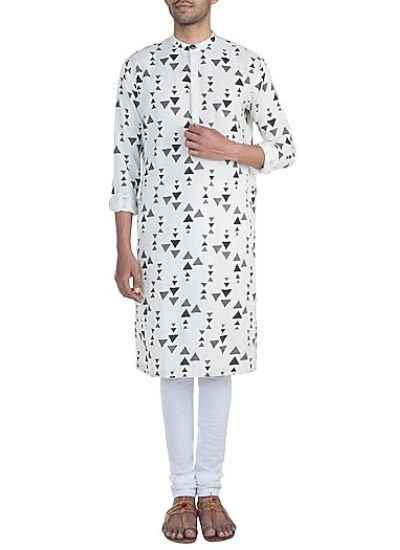 mens geometric kurtas