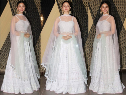 Alia bhatt chikankari lehenga