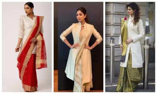 View more Saree with Kurti saree with kurti