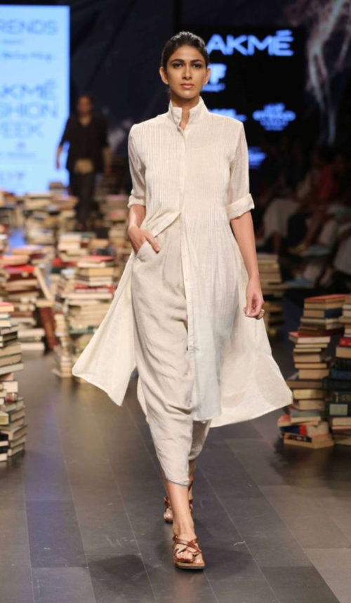 View more Dhoti Style Salwar Suit white dhoti style salwar