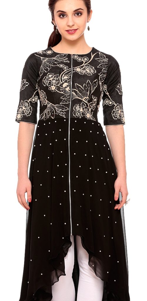 High and low salwar suit