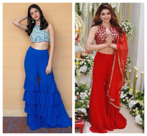 saree blouse and sharara