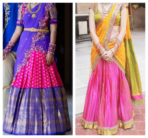 Lehenga Style Saree Draping