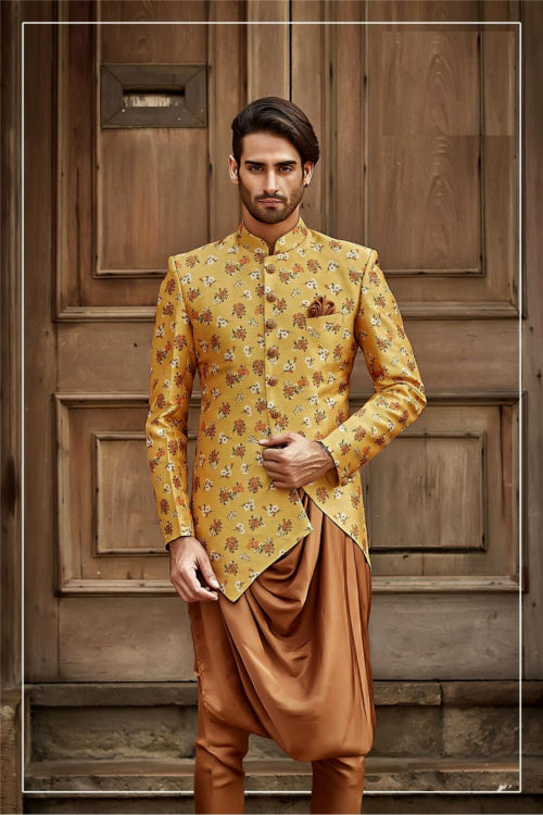 mens sangeet blazer and kurta