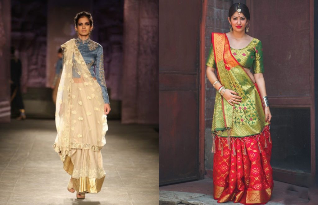 View More Gujarati Style Saree gujarati style saree for pregnant women