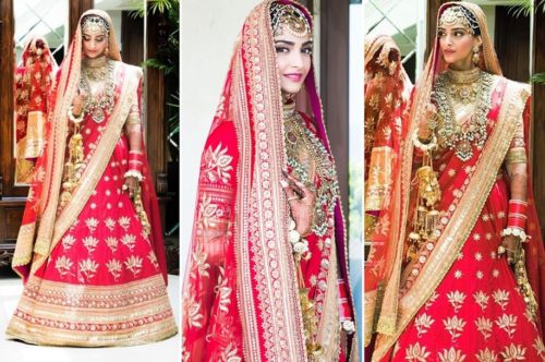 sonam kapoor lehenga