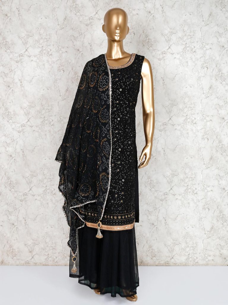 Click to shop similar salwar suit Black Georgette Salwar Kameez