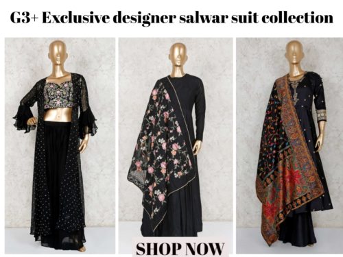 Click to shop designer Black Salwar Suit Designer salwar suit