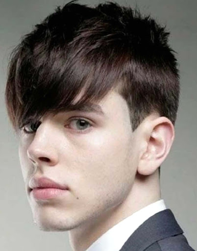men fringe cut