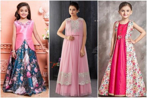 jacket style lehenga for girls