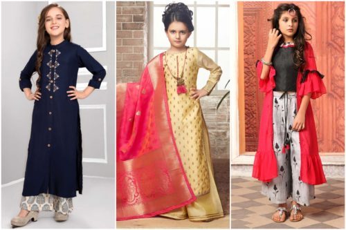 palazzo salwar suit for girls