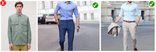 avoid wear in big pockets shirt