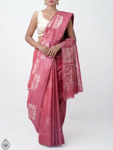 jute linen saree