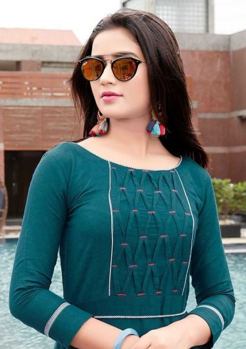 Round Kurti Neckline