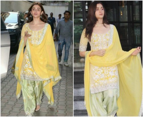 Alia Bhatt in Pakistani Style Punjabi Salwar Kameez