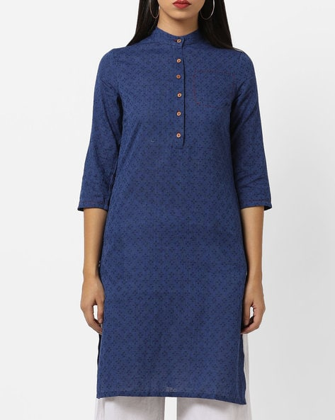 Mandarin collar Kurti
