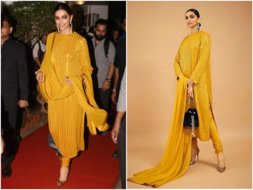 Deepika Padukone in Long Shalwar Kameez