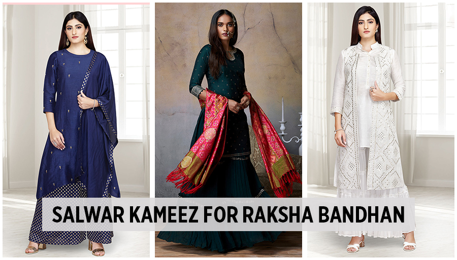 salwar kameez for raksha bandhan