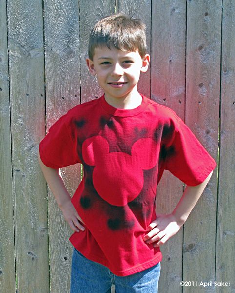 Cartoon print t-shirt for toddler